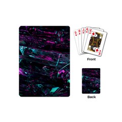 Space Futuristic Shiny Abstraction Playing Cards Single Design (mini)