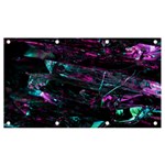 Space Futuristic Shiny Abstraction Banner and Sign 7  x 4  Front