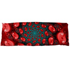 Fractal Red Spiral Abstract Art Body Pillow Case Dakimakura (two Sides) by Amaryn4rt