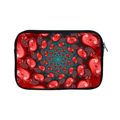 Fractal Red Spiral Abstract Art Apple Ipad Mini Zipper Cases by Amaryn4rt