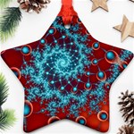 Fractal Pattern Background Ornament (Star) Front