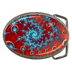 Fractal Pattern Background Belt Buckles by Amaryn4rt