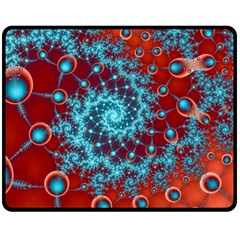 Fractal Pattern Background Fleece Blanket (medium) 