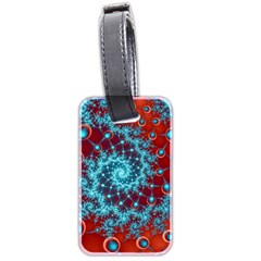 Fractal Pattern Background Luggage Tag (two Sides) by Amaryn4rt