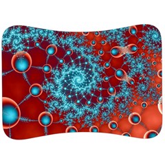 Fractal Pattern Background Velour Seat Head Rest Cushion by Amaryn4rt