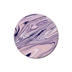 Background Light Abstract Texture Rubber Round Coaster (4 Pack) by Amaryn4rt