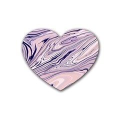 Background Light Abstract Texture Rubber Heart Coaster (4 Pack) by Amaryn4rt