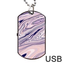 Background Light Abstract Texture Dog Tag Usb Flash (two Sides)