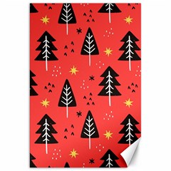 Christmas Christmas Tree Pattern Canvas 20  X 30  by Amaryn4rt