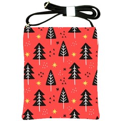 Christmas Christmas Tree Pattern Shoulder Sling Bag by Amaryn4rt