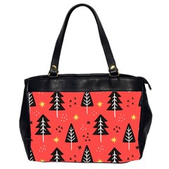 Christmas Christmas Tree Pattern Oversize Office Handbag (2 Sides) by Amaryn4rt