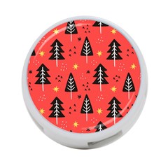 Christmas Christmas Tree Pattern 4-port Usb Hub (two Sides) by Amaryn4rt