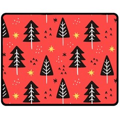 Christmas Christmas Tree Pattern Fleece Blanket (medium) 