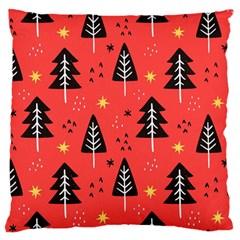 Christmas Christmas Tree Pattern Large Flano Cushion Case (one Side) by Amaryn4rt