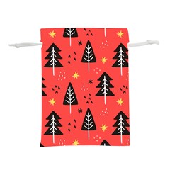 Christmas Christmas Tree Pattern Lightweight Drawstring Pouch (m) by Amaryn4rt