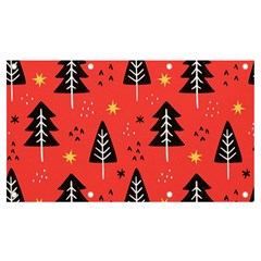 Christmas Christmas Tree Pattern Banner And Sign 7  X 4  by Amaryn4rt