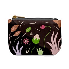 Wallpaper Floral Background Mini Coin Purse