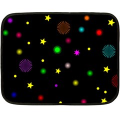 Stars Seamless Pattern Celebration Double Sided Fleece Blanket (mini)  by Amaryn4rt