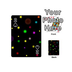 Stars Seamless Pattern Celebration Playing Cards 54 Designs (mini)