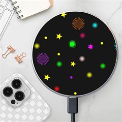 Stars Seamless Pattern Celebration Wireless Charger by Amaryn4rt