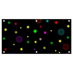 Stars Seamless Pattern Celebration Banner And Sign 4  X 2  by Amaryn4rt