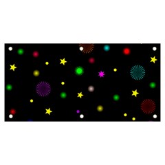 Stars Seamless Pattern Celebration Banner And Sign 6  X 3  by Amaryn4rt