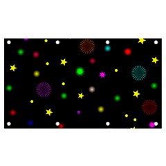 Stars Seamless Pattern Celebration Banner And Sign 7  X 4  by Amaryn4rt