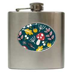 Autumn Nature Sheets Forest Hip Flask (6 Oz) by Amaryn4rt