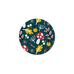 Autumn Nature Sheets Forest Golf Ball Marker (4 Pack) by Amaryn4rt