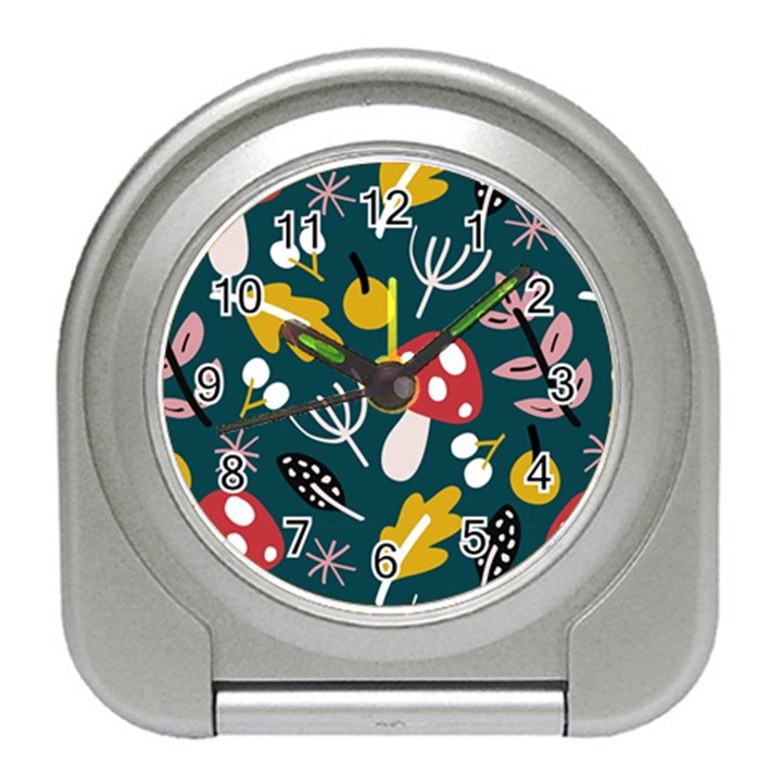 Autumn Nature Sheets Forest Travel Alarm Clock