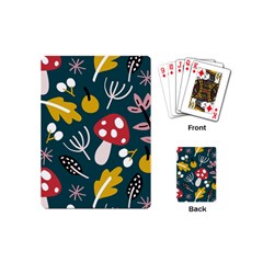 Autumn Nature Sheets Forest Playing Cards Single Design (mini)