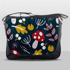 Autumn Nature Sheets Forest Messenger Bag by Amaryn4rt