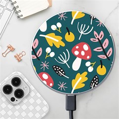 Autumn Nature Sheets Forest Wireless Charger by Amaryn4rt