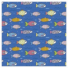 Sea Fish Blue Submarine Animals Lightweight Scarf  by Amaryn4rt