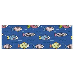 Sea Fish Blue Submarine Animals Banner And Sign 12  X 4 