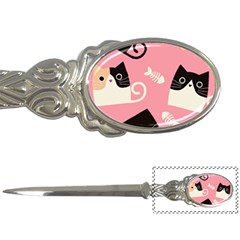 Cat Pattern Backgroundpet Letter Opener by Amaryn4rt