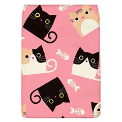 Cat Pattern Backgroundpet Removable Flap Cover (l) by Amaryn4rt