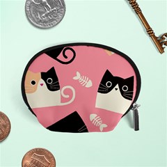 Cat Pattern Backgroundpet Accessory Pouch (small) by Amaryn4rt