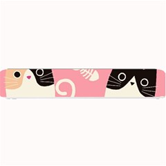 Cat Pattern Backgroundpet Small Bar Mats by Amaryn4rt