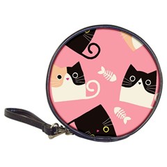 Cat Pattern Backgroundpet Classic 20-cd Wallets by Amaryn4rt