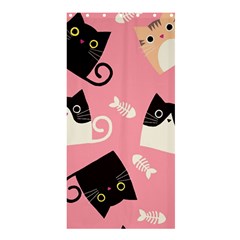 Cat Pattern Backgroundpet Shower Curtain 36  X 72  (stall) 