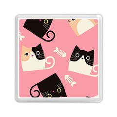 Cat Pattern Backgroundpet Memory Card Reader (square) by Amaryn4rt