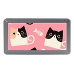 Cat Pattern Backgroundpet Memory Card Reader (Mini) Front