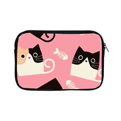 Cat Pattern Backgroundpet Apple Ipad Mini Zipper Cases by Amaryn4rt