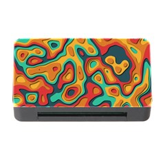 Paper Cut Abstract Pattern Memory Card Reader With Cf by Amaryn4rt