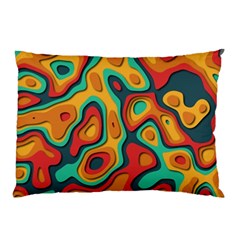 Paper Cut Abstract Pattern Pillow Case (two Sides) by Amaryn4rt