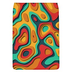 Paper Cut Abstract Pattern Removable Flap Cover (l)