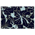 Floral Print Art Pattern Design Banner and Sign 6  x 4  Front