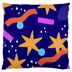 Star Abstract Pattern Wallpaper Standard Flano Cushion Case (two Sides) by Amaryn4rt