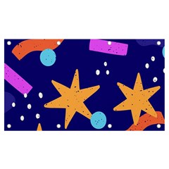 Star Abstract Pattern Wallpaper Banner And Sign 7  X 4  by Amaryn4rt